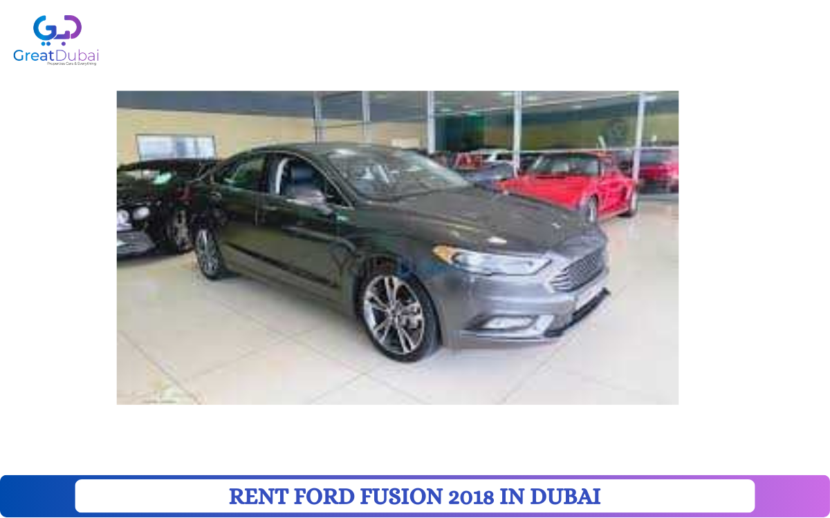 RENT FORD FUSION 2018 IN DUBAI-image