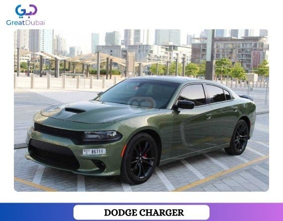 Rent Dodge Charger SRT Kit V6 2018 in Dubai - Best Deals-image