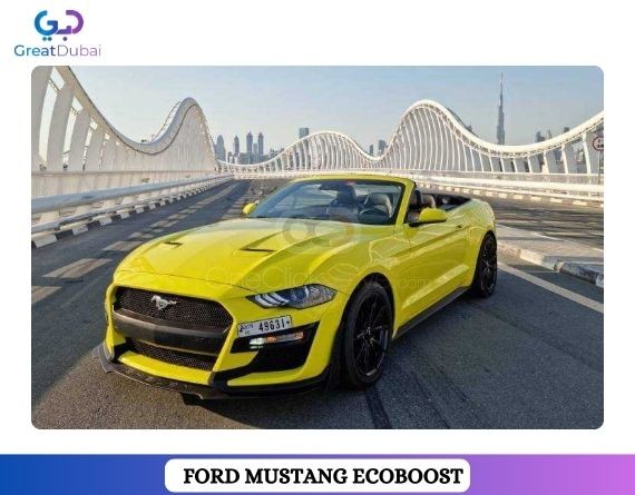 Rent Ford Mustang GT Coupe V8 2019 in Dubai - Power & Style-image
