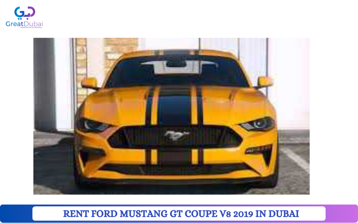 RENT FORD MUSTANG GT COUPE V8 2019 IN DUBAI-image