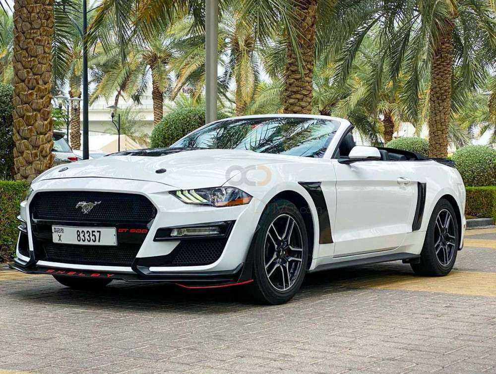 Rent Ford Mustang EcoBoost Convertible V4 2021 in Dubai-pic_1