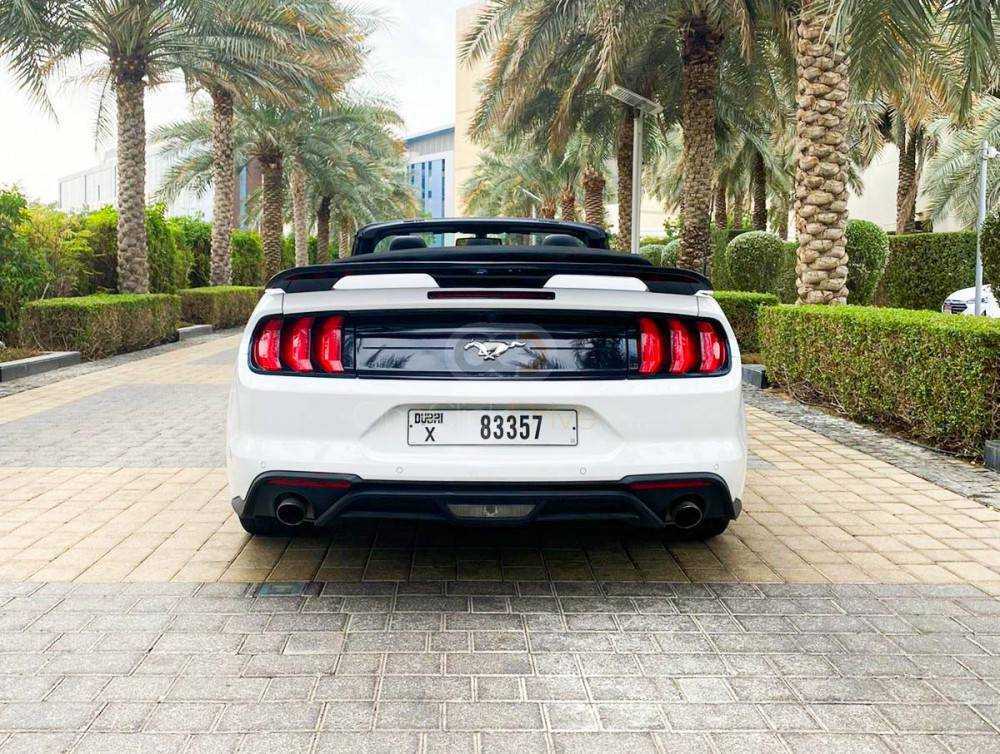 Rent Ford Mustang EcoBoost Convertible V4 2021 in Dubai-pic_5