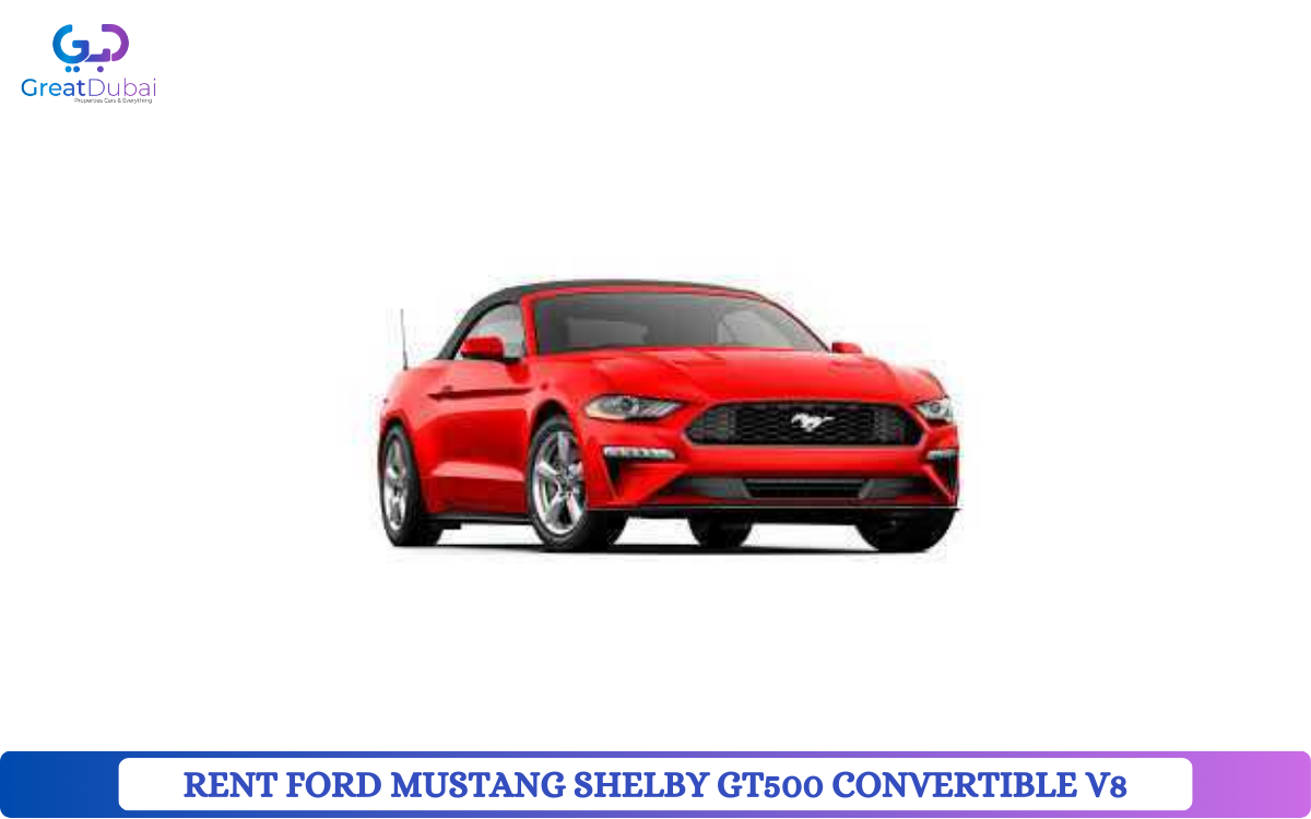 RENT FORD MUSTANG SHELBY GT500 CONVERTIBLE V8 2019 IN DUBAI-pic_1