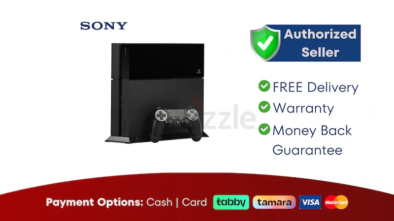 Sony PS4 Fat 500GB - Black | New, Warranty & Free Delivery